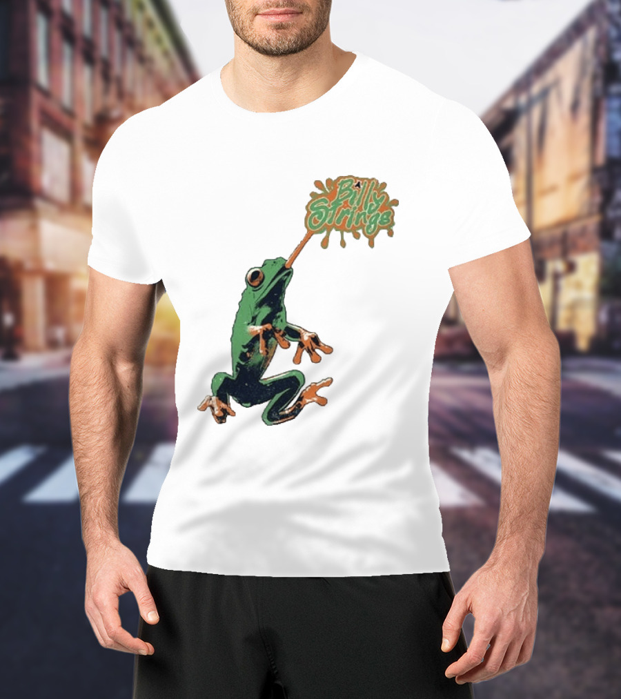 Billy Strings Frog With Orange Tongue And Fruit T-Shirt