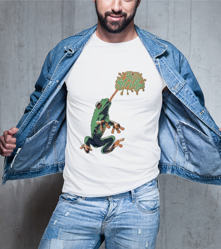 Billy Strings Frog With Orange Tongue And Fruit T-Shirt