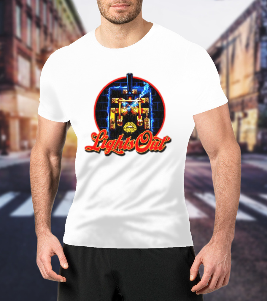 Dirty Honey Lights Out Electric Switch Rock Band Raglan T-Shirt