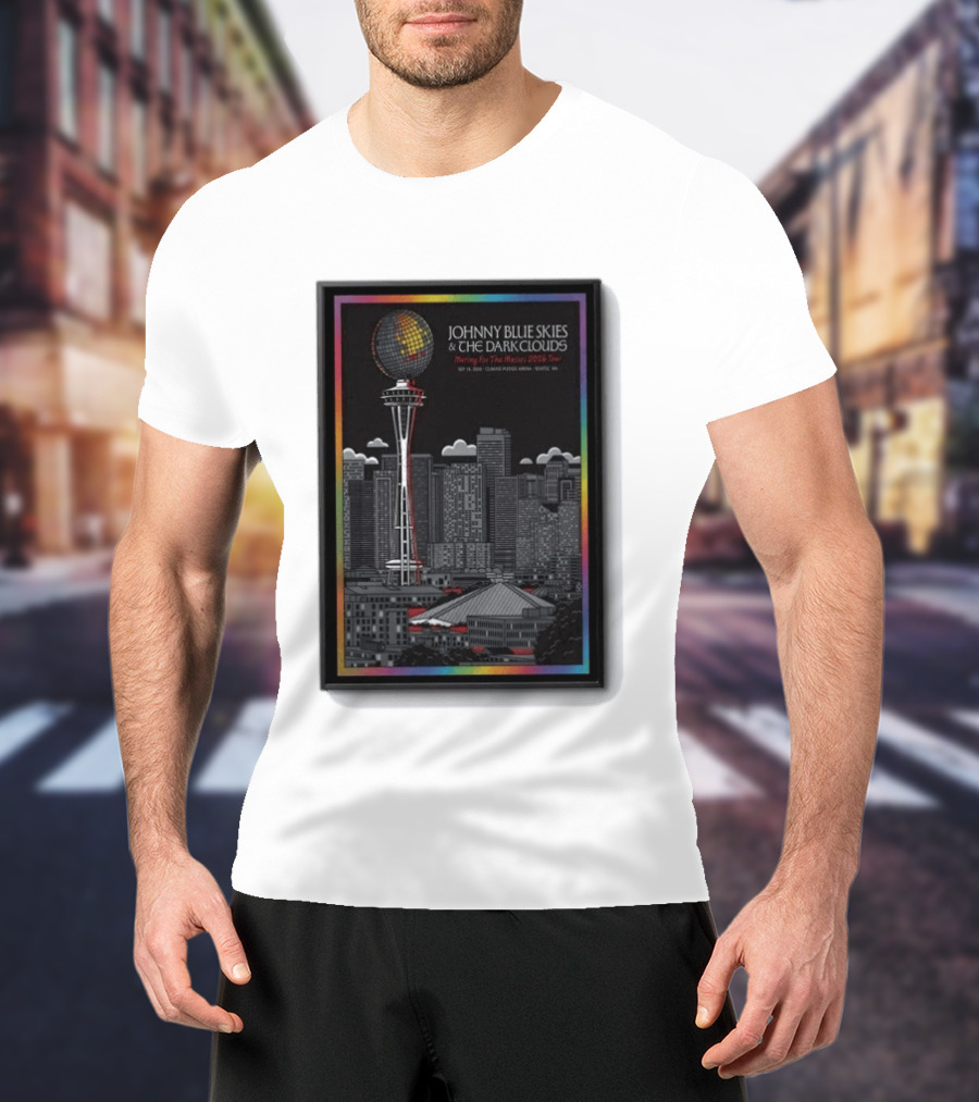 Johnny Blue Skies & The Dark Clouds Meeting For The Moment Seattle 2026 Tour Concert T-Shirt