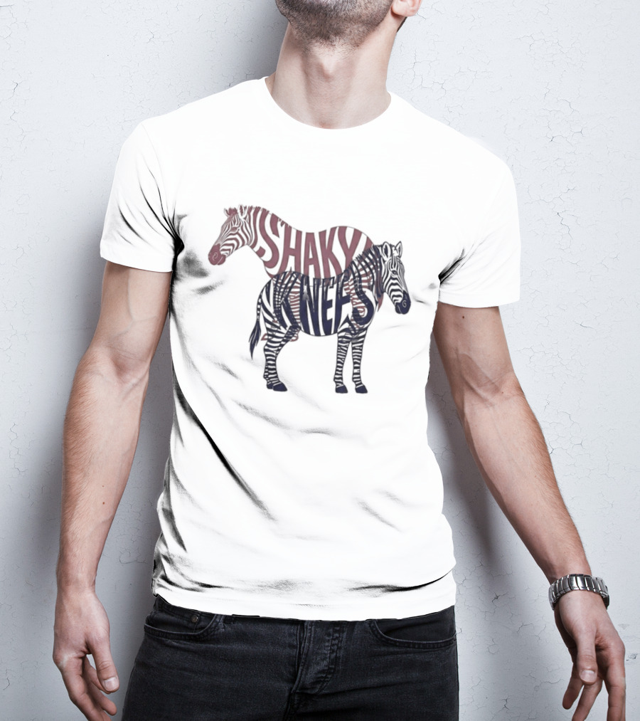 Shaky Knees Zebra Logo September 18 20 2026 Atlanta Georgia Exclusive Festival T-Shirt