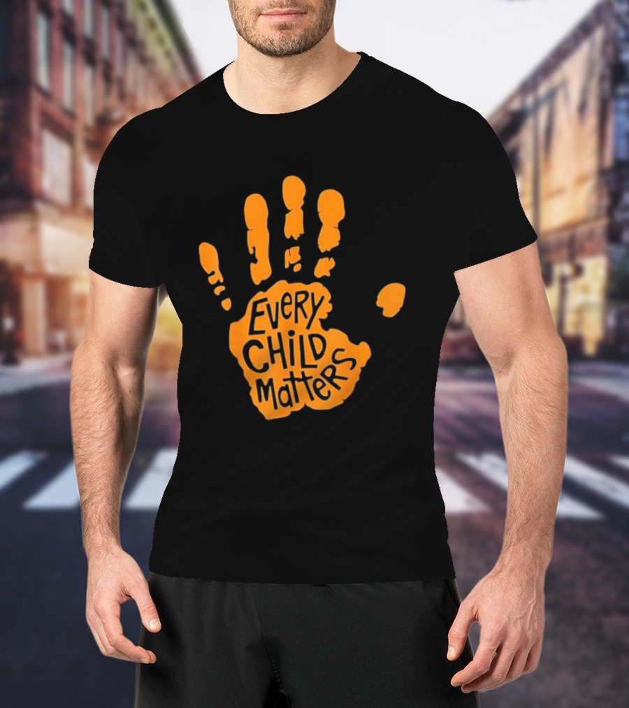 Every Child Matters Orange Handprint T-Shirt