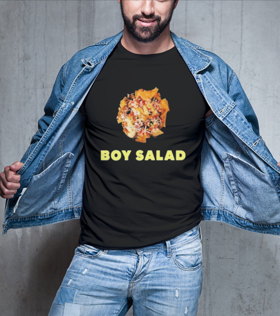 Giant Bomb Boy Salad Colorful Text Nachos T-Shirt