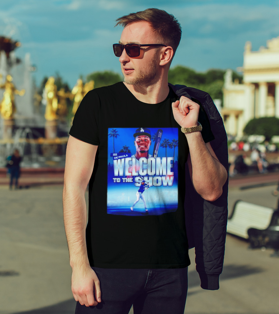 Josue De Paula Welcome To The Show Los Angeles Dodgers T-Shirt