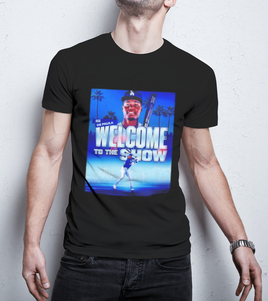 Josue De Paula Welcome To The Show Los Angeles Dodgers T-Shirt