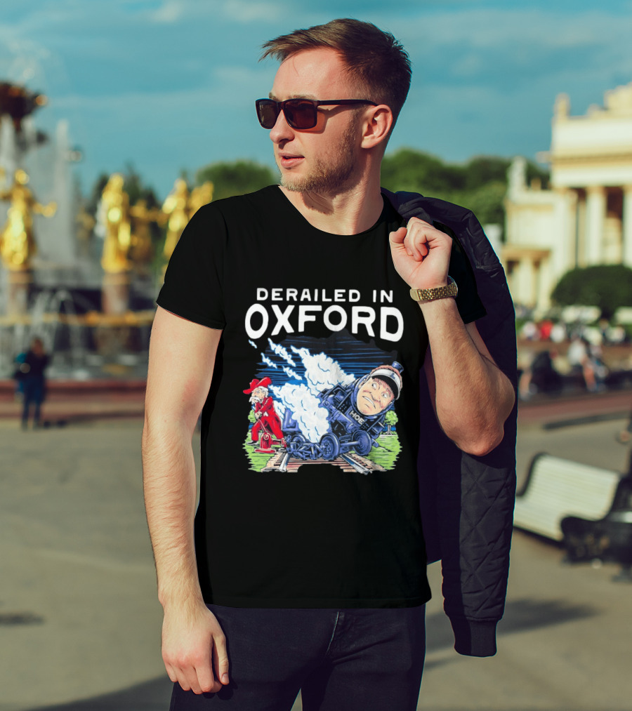 Derailed In Oxford Ole Miss Rebels Train Image T-Shirt