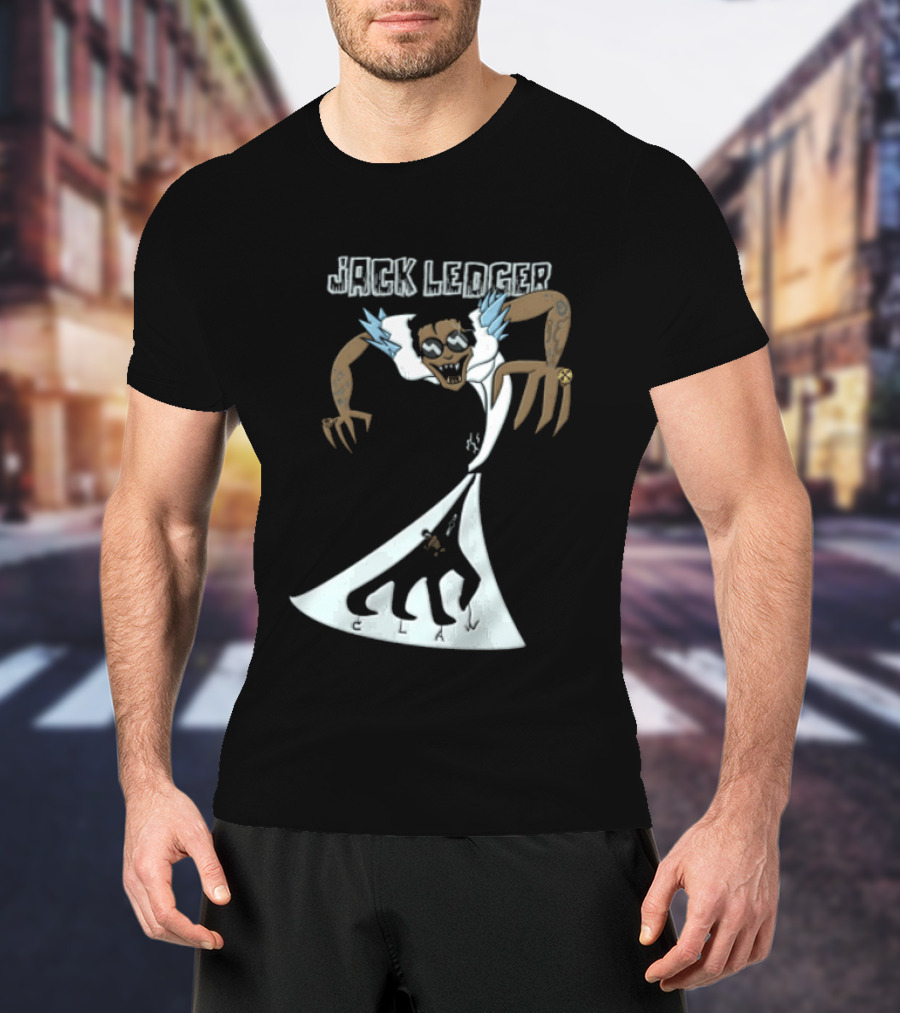 Jack Ledger Horror Character Summoning Creepy Figure T-Shirt
