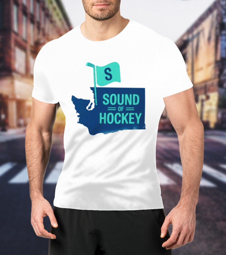Seattle Kraken Sound Of Hockey State Flag S T-Shirt