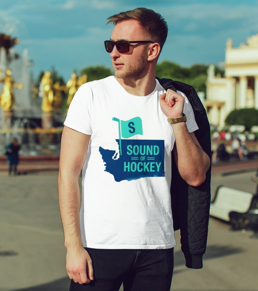 Seattle Kraken Sound Of Hockey State Flag S T-Shirt