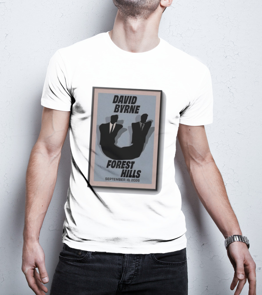 David Byrne Forest Hills September 19 2026 T-Shirt