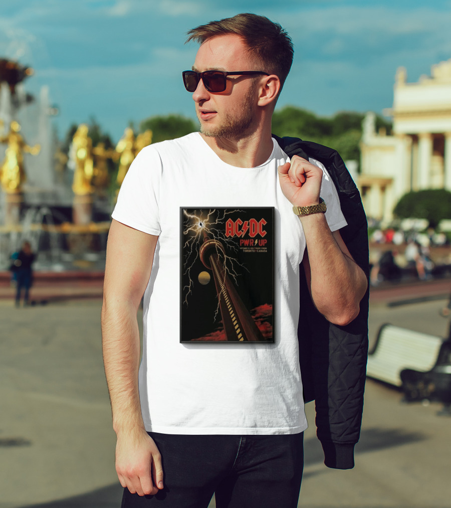 AC DC PWR UP Toronto Canada 2026 Rogers Stadium Concert T-Shirt