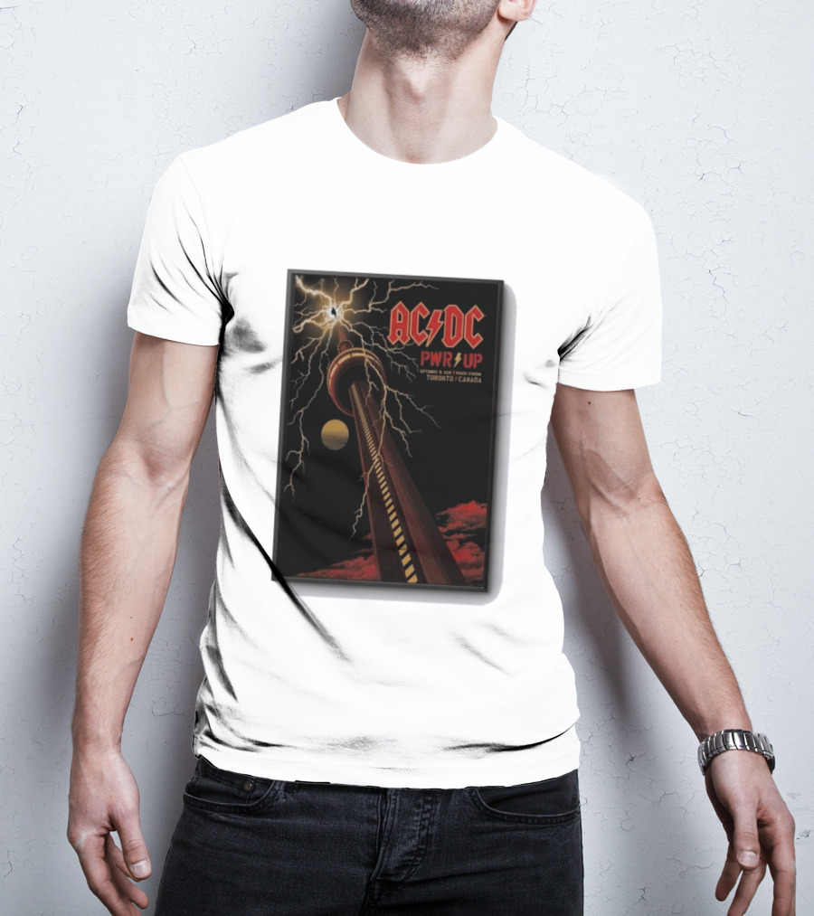 AC DC PWR UP Toronto Canada 2026 Rogers Stadium Concert T-Shirt