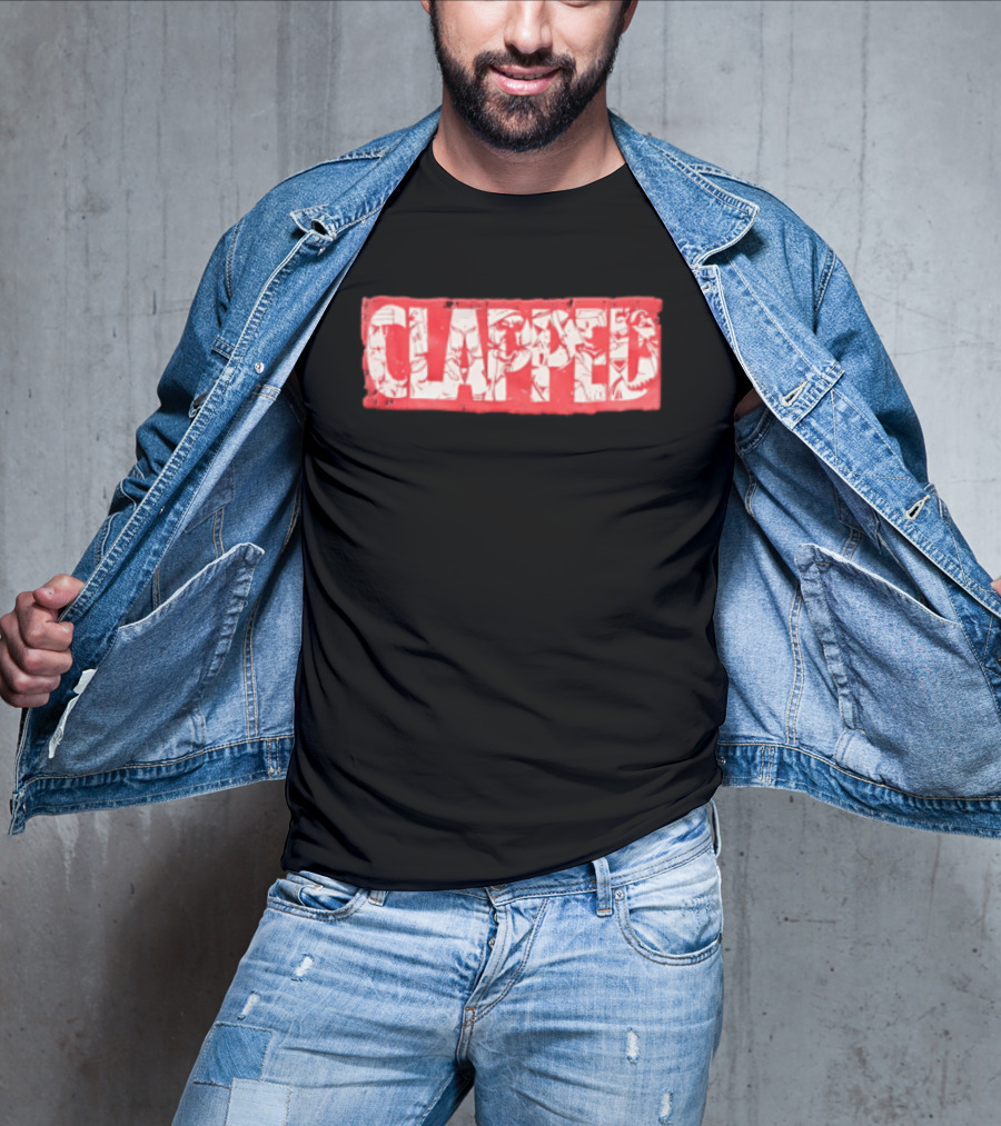 Clappedmob Raw Cut Halloween Horror Characters T-Shirt