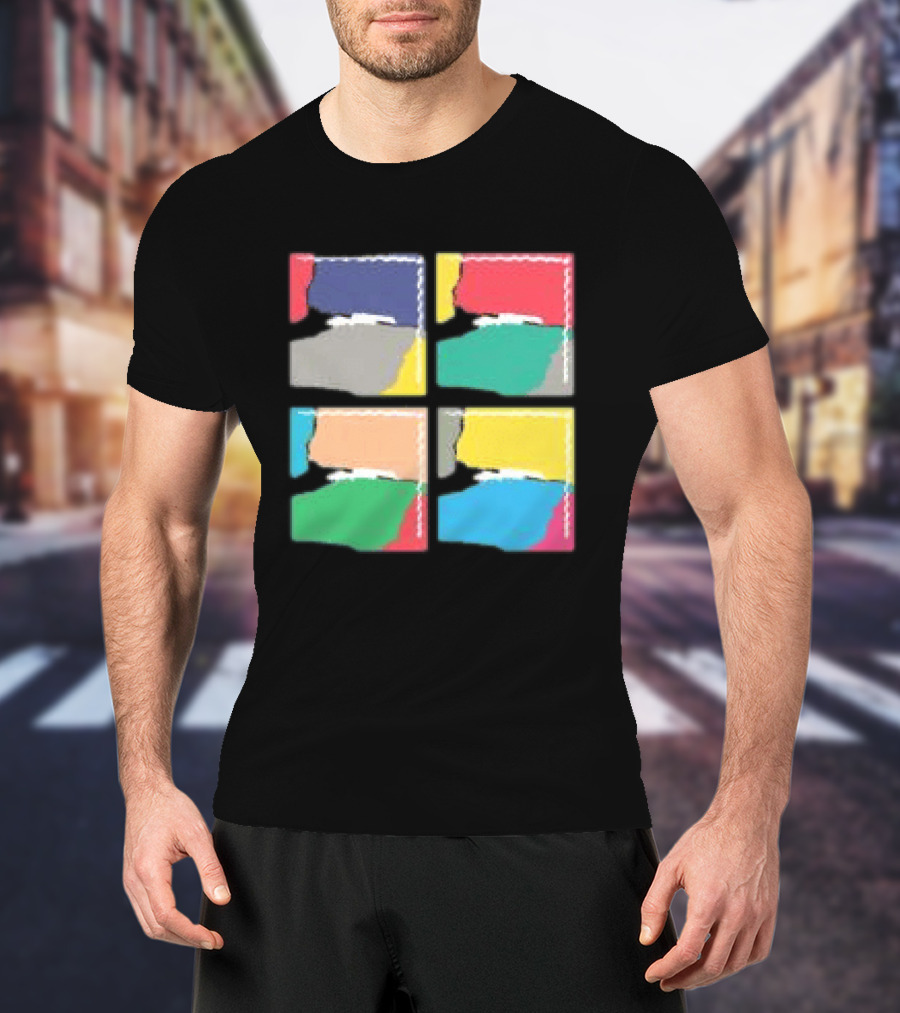 Genesis Abacab 45th Anniversary Multicolor Blocks T-Shirt