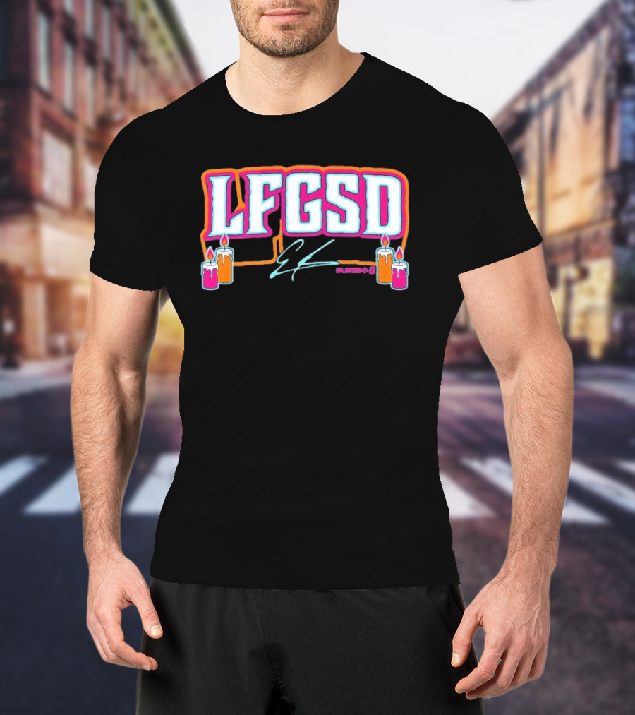 LFGSD Ethan Salas Signature Candles T-Shirt
