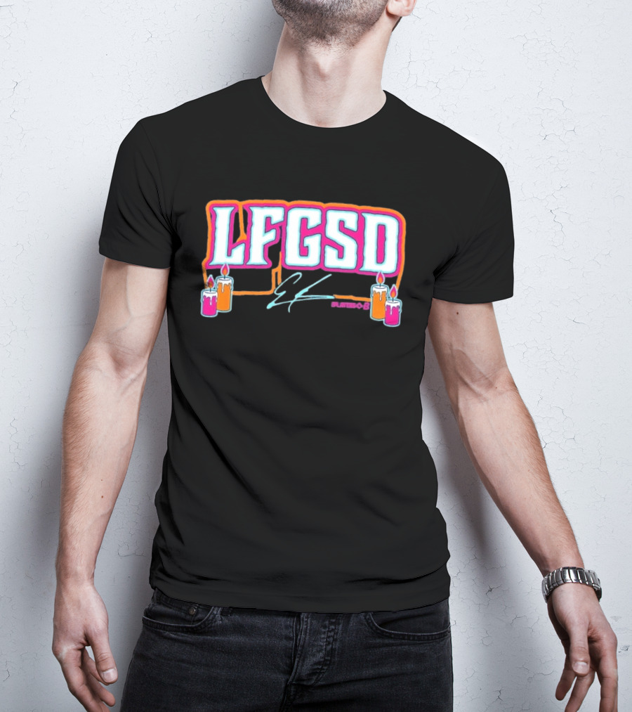 LFGSD Ethan Salas Signature Candles T-Shirt