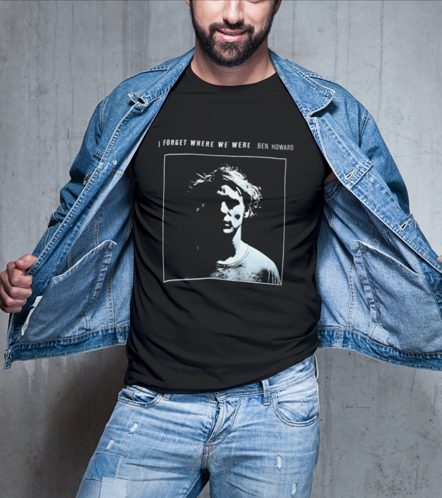I Forget Where We Were Ben Howard Black White Photo T-Shirt
