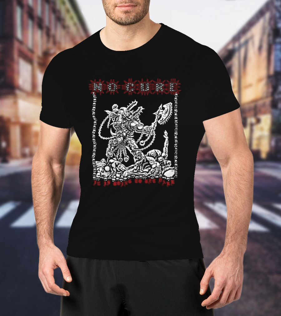 Imprintmerch No Cure Xterminatus Warrior With Axe And Skulls T-Shirt