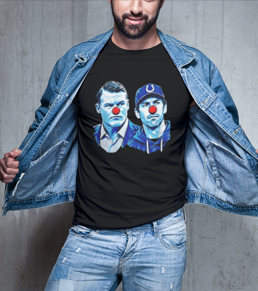 Indianapolis Colts Matt Ryan Red Clown Noses Two Men T-Shirt
