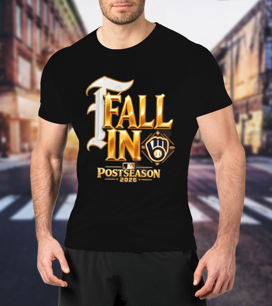 Milwaukee Brewers Fall In Postseason 2026 MLB T-Shirt
