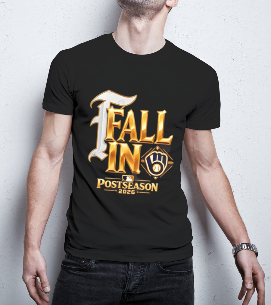 Milwaukee Brewers Fall In Postseason 2026 MLB T-Shirt