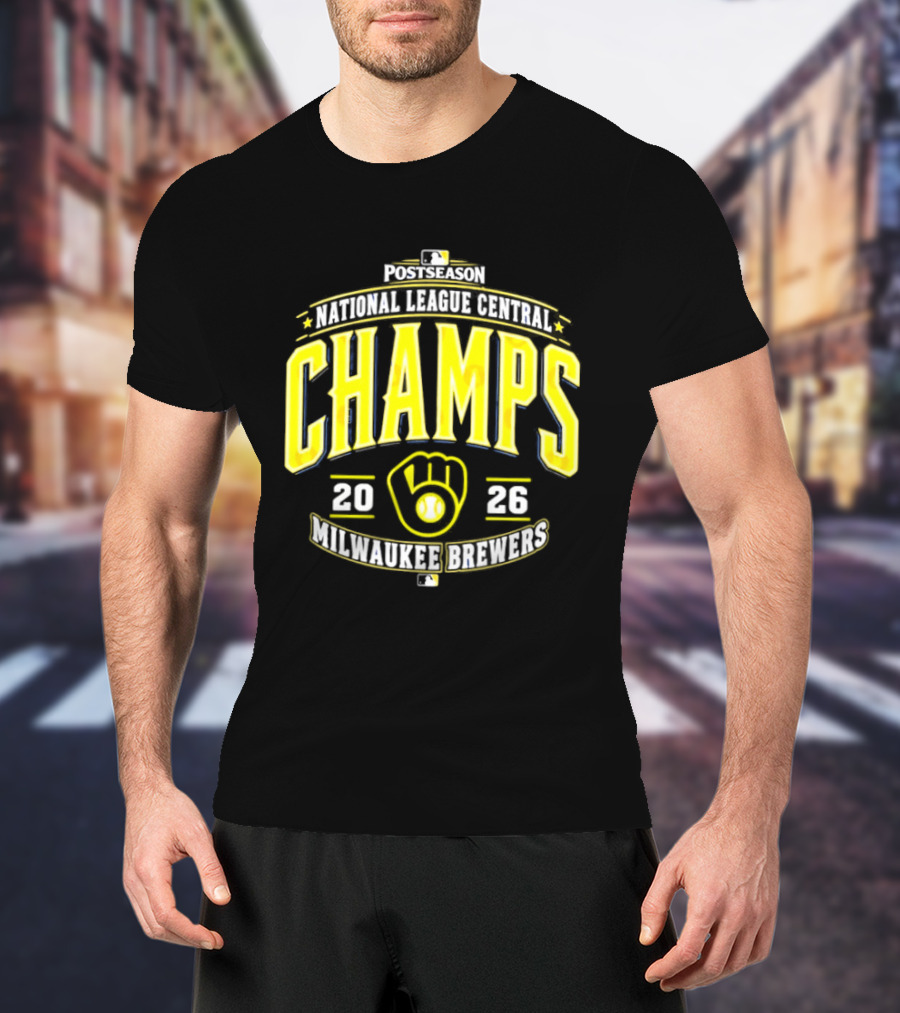 Milwaukee Brewers National League Central Champs 2026 T-Shirt