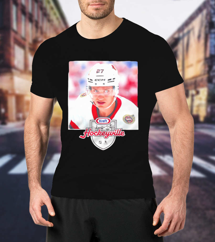 Ottawa Senators 27 Kraft Hockeyville CCM T-Shirt