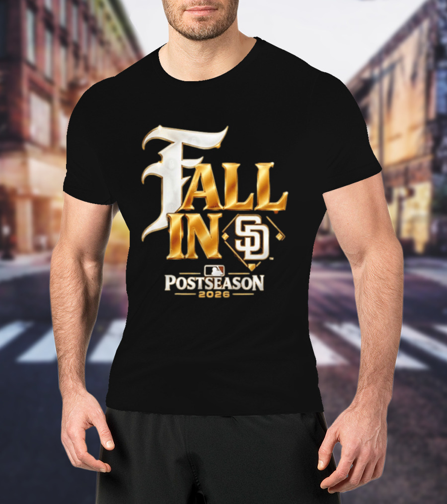 San Diego Padres Fall In SD Postseason 2026 MLB T-Shirt