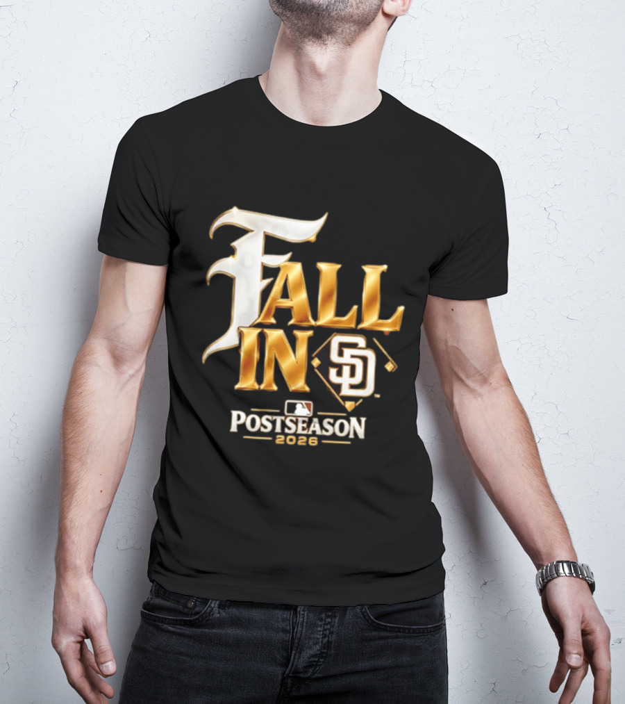 San Diego Padres Fall In SD Postseason 2026 MLB T-Shirt