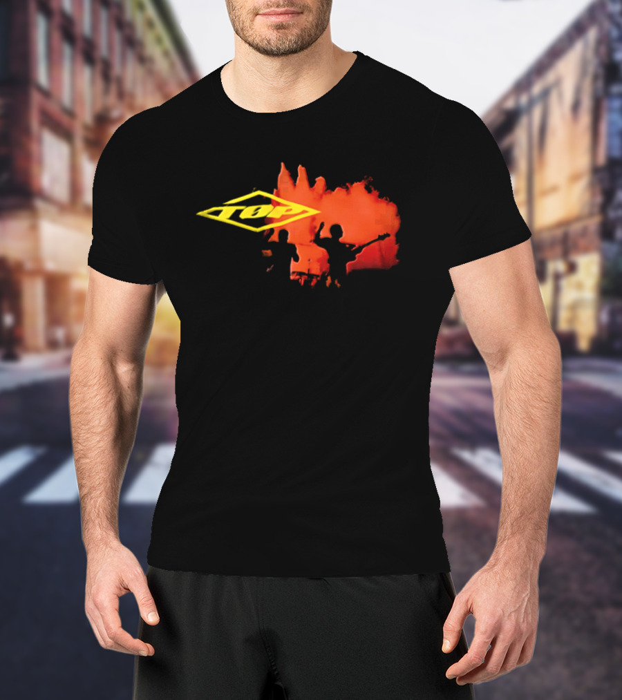 Twenty One Pilots Top Logo Red Splash T-Shirt