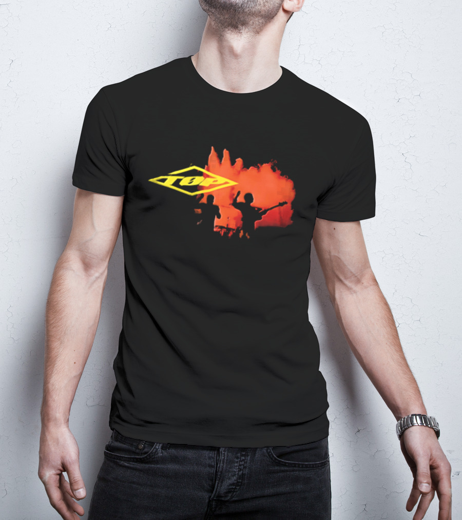 Twenty One Pilots Top Logo Red Splash T-Shirt