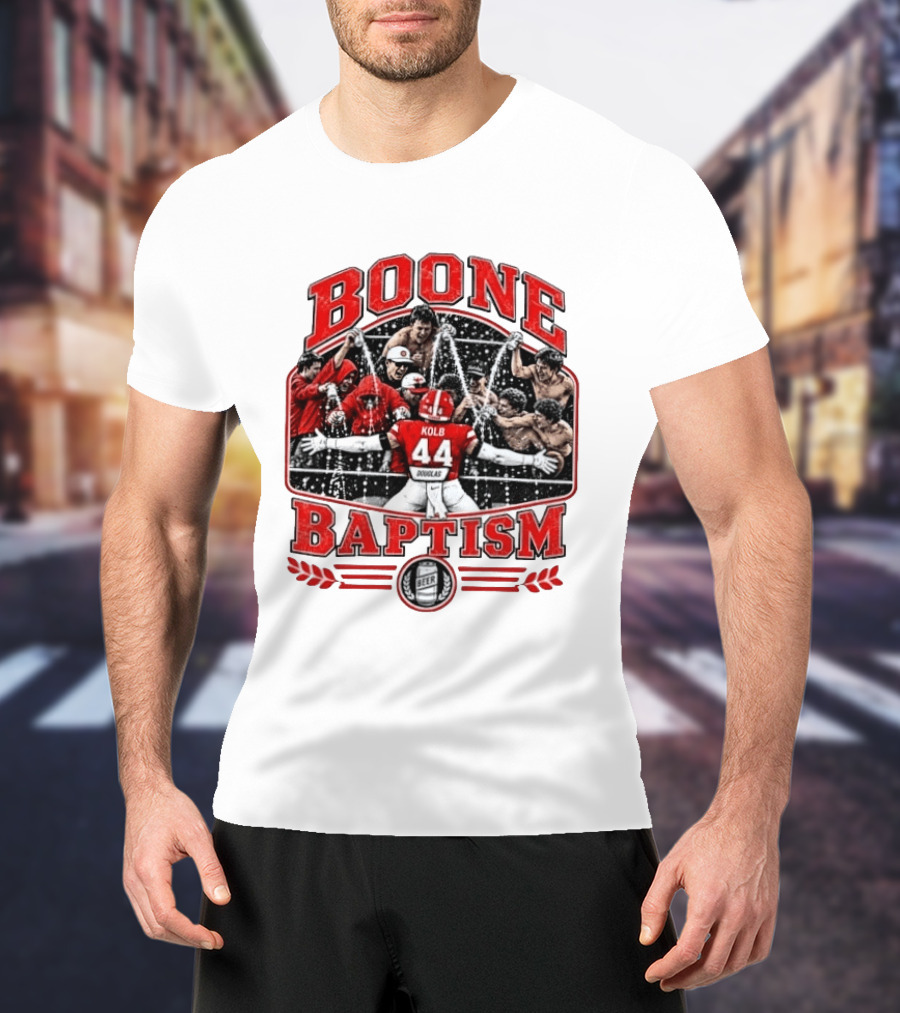 Oklahoma State Cowboys Boone Baptism Kolb 44 Football Celebration Team Spirit T-Shirt