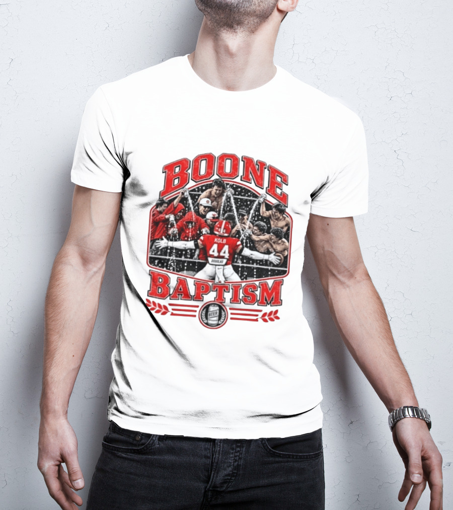 Oklahoma State Cowboys Boone Baptism Kolb 44 Football Celebration Team Spirit T-Shirt