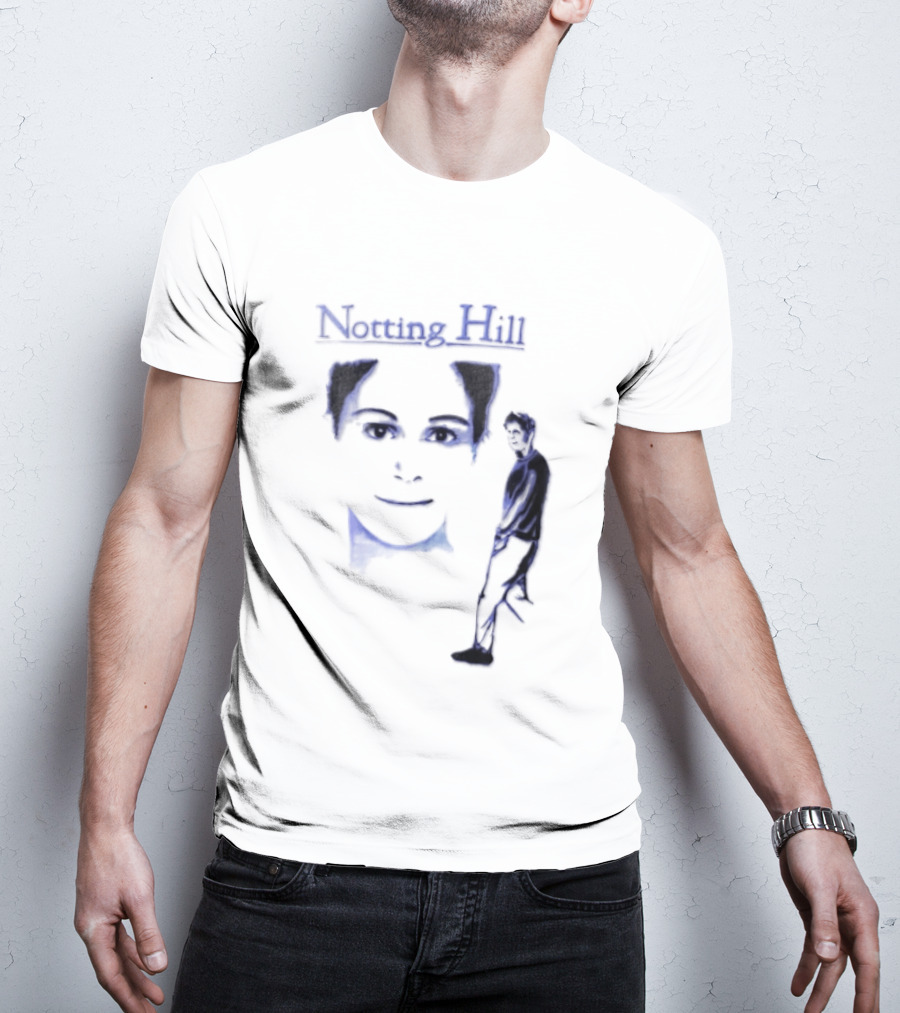 Notting Hill 1999 Blue Man Woman Movie T-Shirt