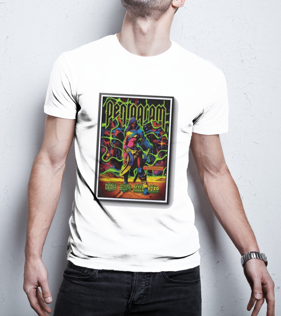 Pentagram Arizona California Late Fall 2026 Bisbee Grand Hotel Brothers Brewing Co After Shock Warehouse T-Shirt