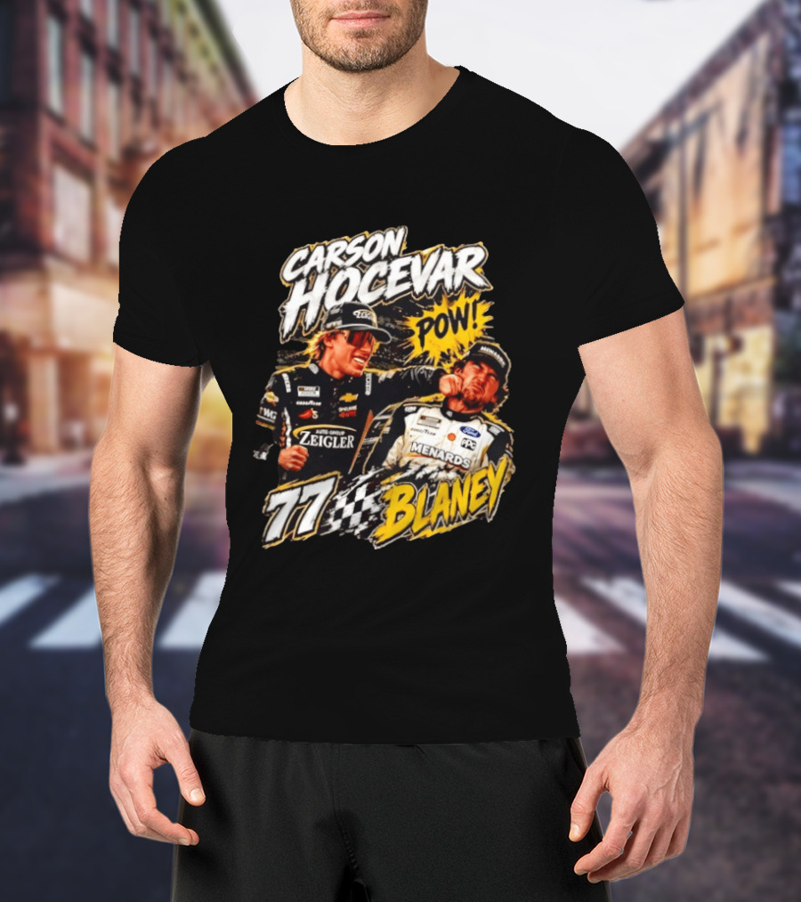 Carson Hocevar Pow Ryan Blaney 77 Menards Racing T-Shirt