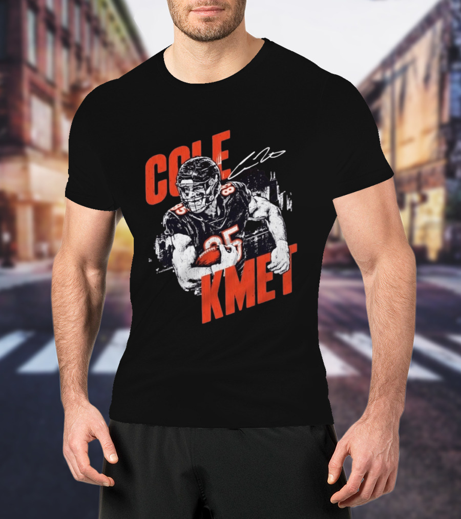 Cole Kmet Chicago Bears Football Iconic Number 85 Sports T-Shirt