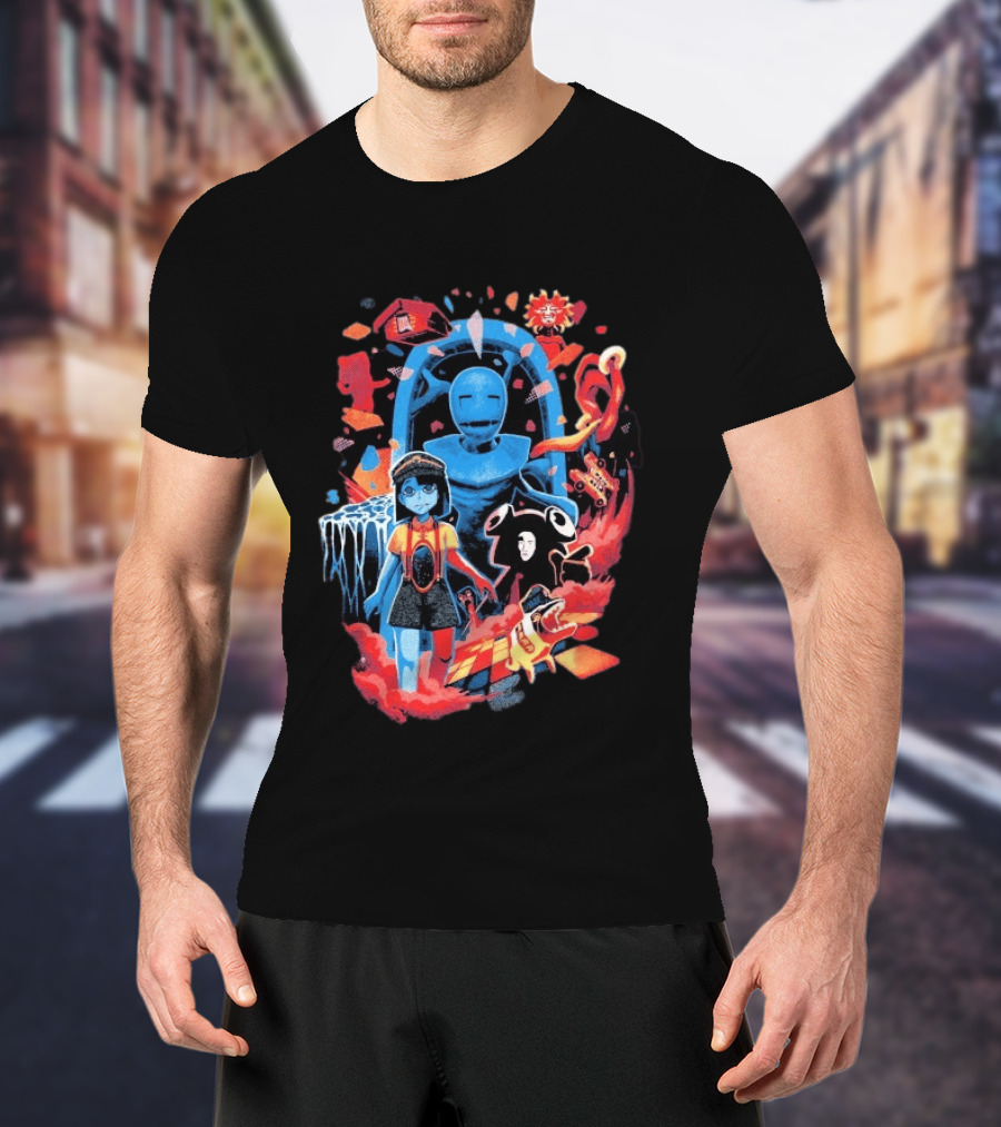 ENA Dream BBQ Lonely Door Character Art And Surreal T-Shirt