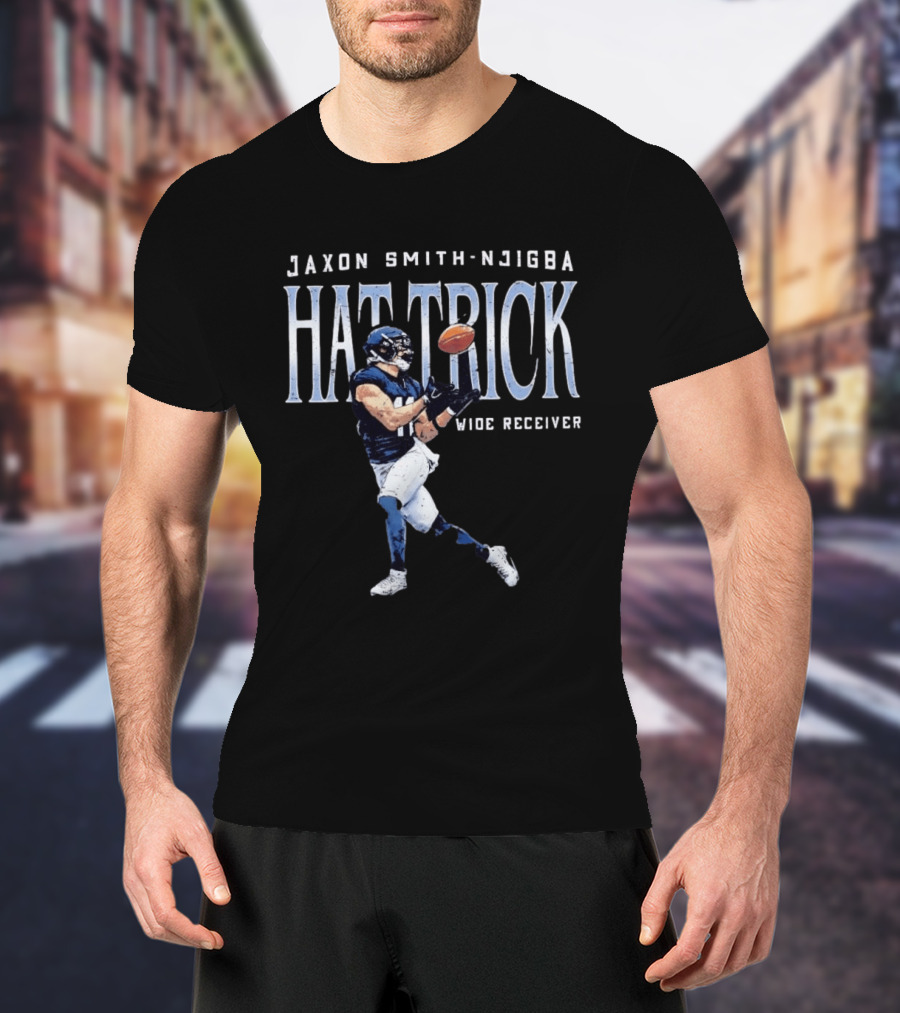 Jaxon Smith Njigba Hat Trick Wide Receiver T-Shirt