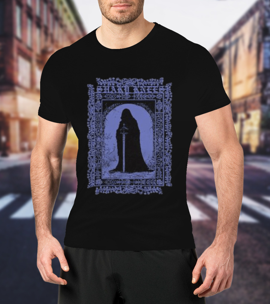 Shaky Knees Festival Store Reaper Lineup Arched Medieval Frame T-Shirt