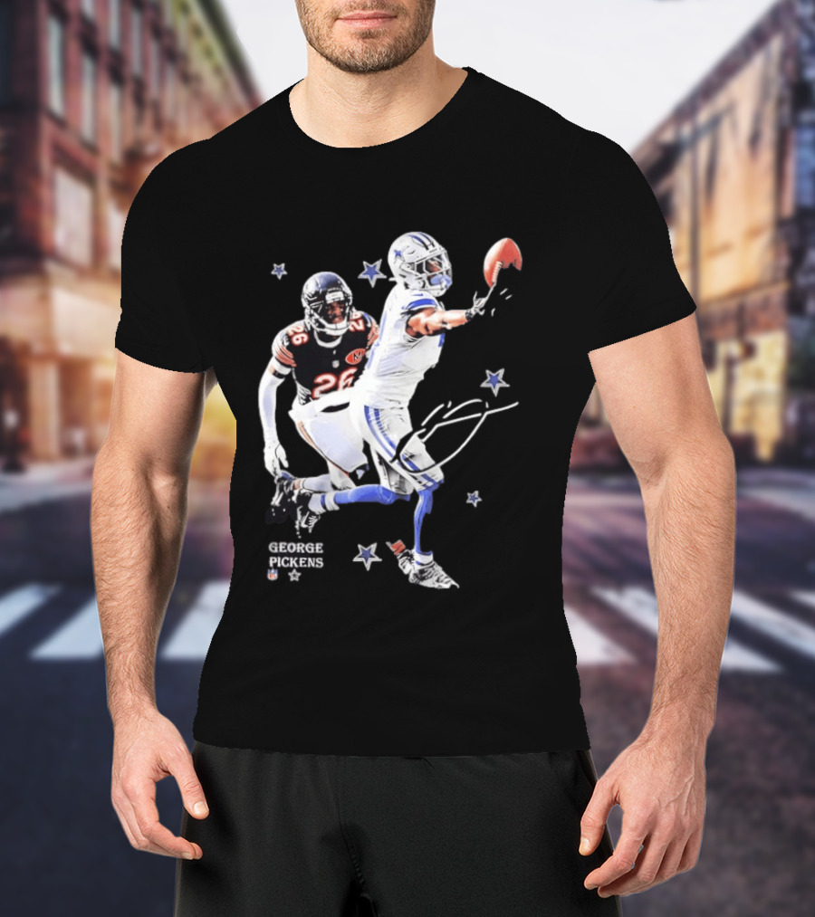 George Pickens NFL Action Dallas Cowboys Vs Chicago Bears Game Highlights T-Shirt