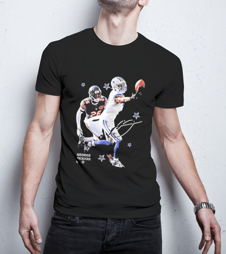 George Pickens NFL Action Dallas Cowboys Vs Chicago Bears Game Highlights T-Shirt