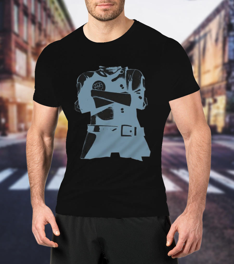 Gorillaz Store Stylo Hood Black Fist T-Shirt