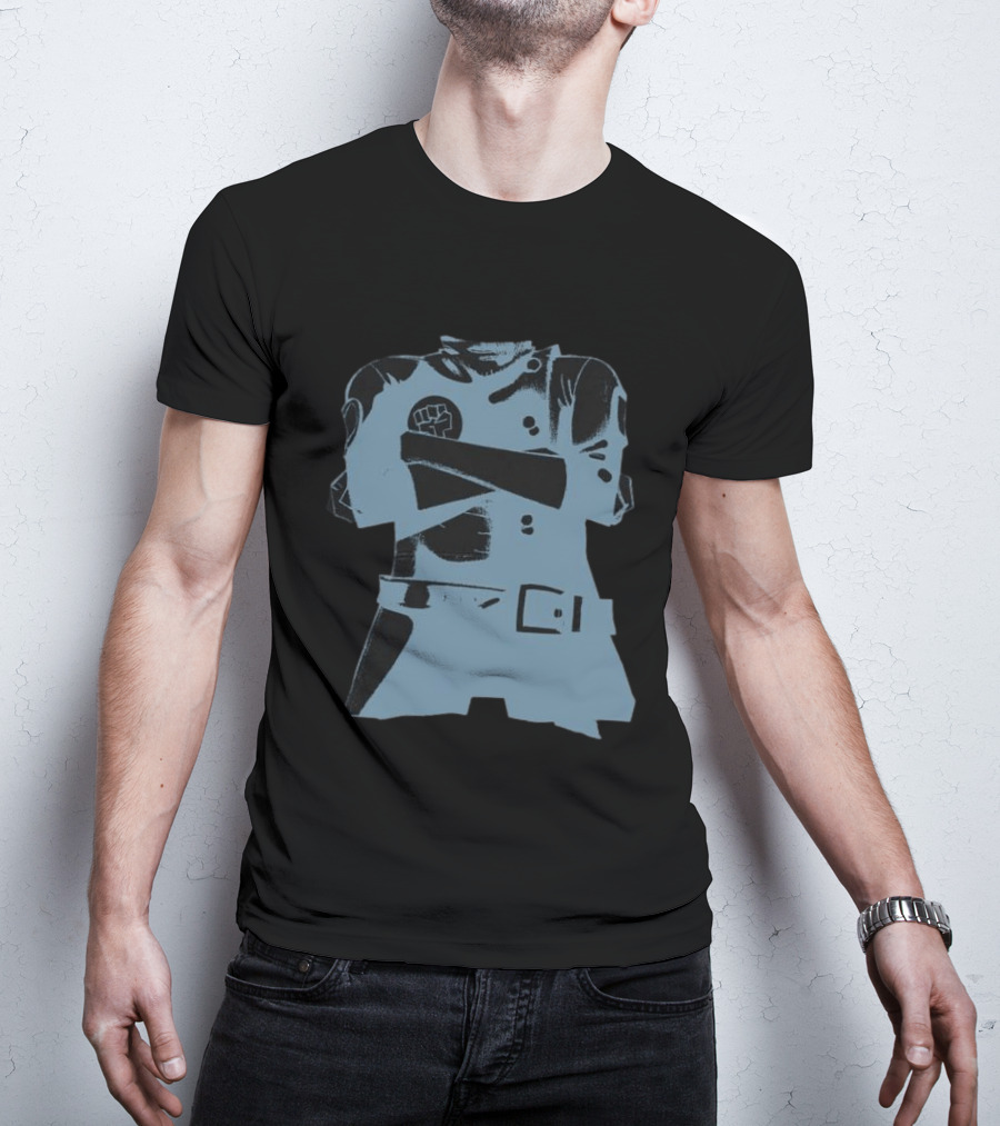 Gorillaz Store Stylo Hood Black Fist T-Shirt