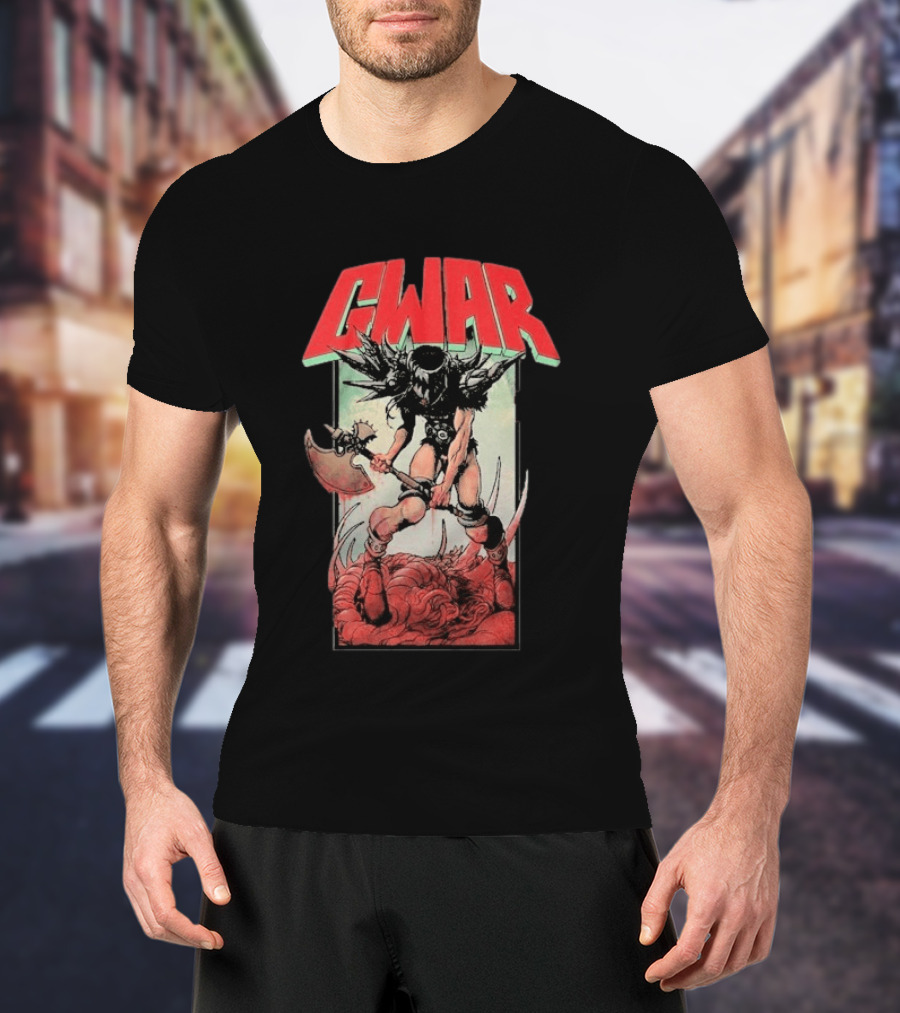 Gwar Balsac The Jaws Of Death Barbaric Warrior Monster T-Shirt