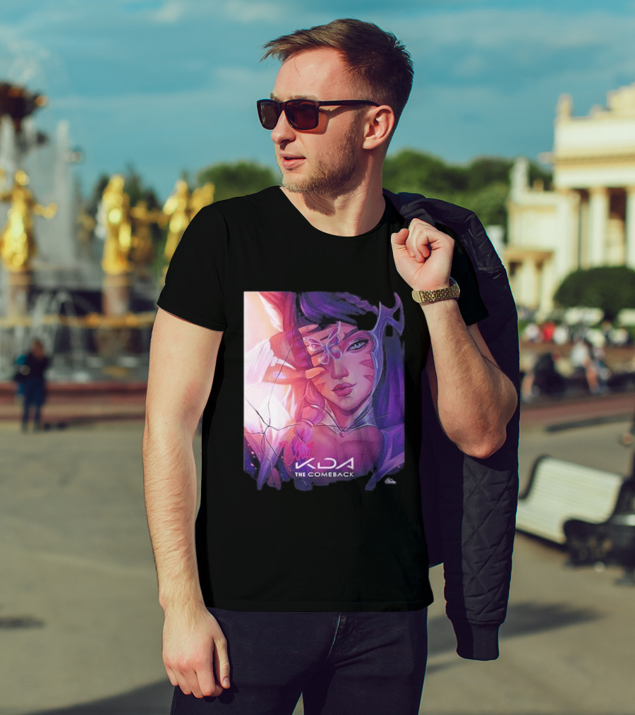 Ahri KDA The Comeback Arcane League Of Legends By Nikkotari T-Shirt