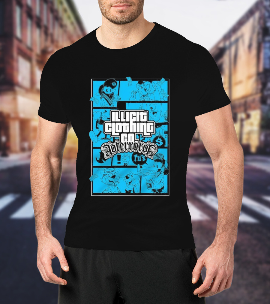 Illicit Clothing Co Afterror FU$ T-Shirt
