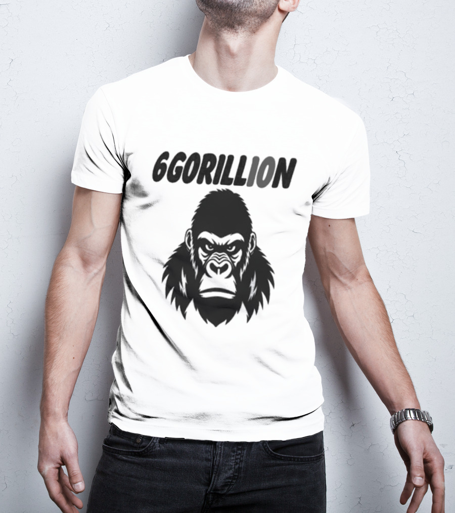 6gorillion Gorilla Face T-Shirt