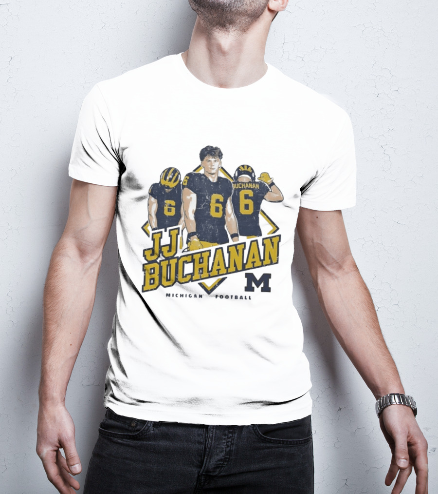 JJ Buchanan 6 Michigan Wolverines Football M T-Shirt
