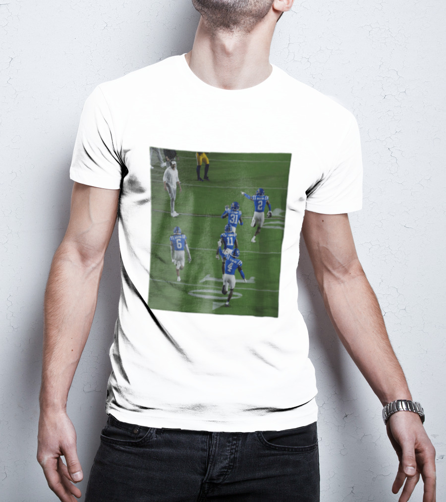 Ole Miss Rebels Aguero Clardy Braxton K Thomas Perkins Football Team Action Scene T-Shirt